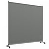 Outsunny Separateur De Piece, Ecran De Confidentialite Roulant 6pi, Gris