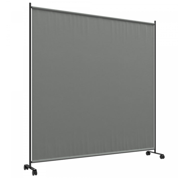 Outsunny Separateur De Piece, Ecran De Confidentialite Roulant 6pi, Gris