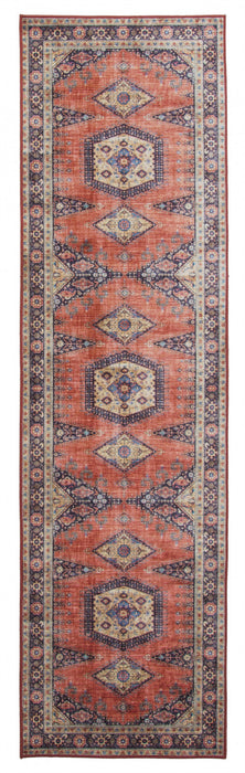 Tapis Traditionnel Tracy 2'3\" x 8'0\" en Orange
