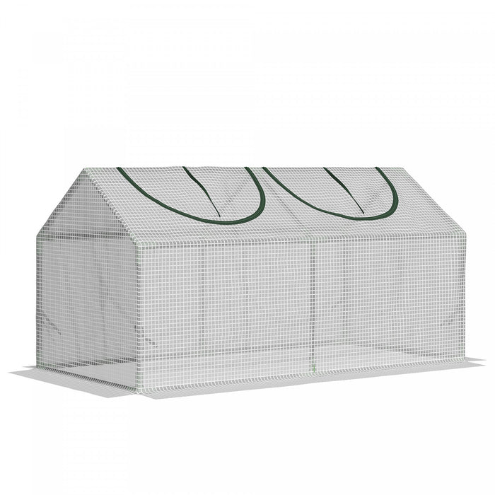 Outsunny 47\" X 24\" X 24\" Mini-serre Tunnel Portable Jardin Maison Chaude
