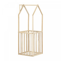Meuble de rangement Ohana en forme de maison - naturel