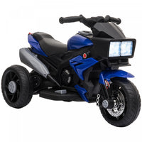 Aosom Pedale Electrique Moto Pour Enfants Jouet 6v Alimente Par Batterie Avec Klaxon De Musique Phar