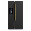 Forno Salerno 36-inch Side-by-Side Refrigerator in Black, 20 cu.ft. - FFRBI1844-36BLK | Refrigerateur cote a cote Salerno de 36 po, noir, 20 pi³ – FFRBI1844-36BLK