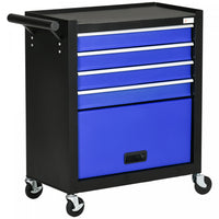 Durhand Coffre A Outils A 4 Tiroirs Organisateur D'outils A 4 Roues