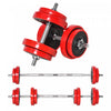 Soozier 44lbs Haltere Barre ajustable ergonomique Set Gym Maison