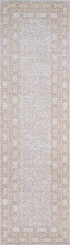 Tapis Traditionnel Valeria 2'7\" x 8'0\" en Gris