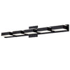 Lumière de coiffeuse murale Viola de Dainolite avec fini noir mat et 5 ampoules à DEL