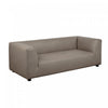 Canape contemporain moderne Lukas 89\" tapisse en taupe