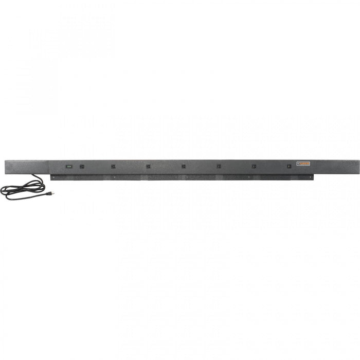 Multiprise de 6 po de largeur à 9 prises pour l’établi de Gladiator - granite martelé