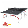 Soozier Table de ping-pong pleine grandeur, table de ping-pong pliante