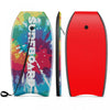 Costway 33 \"body Board Leger Avec Eps Core Xpe Deck Hdpe Fond Croissant Tail Colore