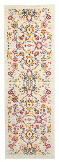  Tapis de Couloir Traditionnel Rosa 2'8