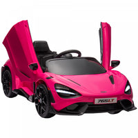 Qaba Mclaren 765lt Voiture Electrique 12 V Sous Licence Pour Enfants, Alimentee Par Batterie, Avec P