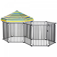 Pawhut Chenil De Parc Pour Animaux De Compagnie De 47