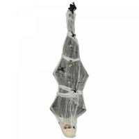 Homcom Momie Suspendu Decoration D'halloween 4.7 Ft Avec Toile D'araignee