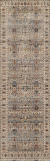 Tapis Traditionnel Zaina 2'6\" x 8'0\" en Gris