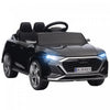Qaba Audi Q8 Etron Sportback Voiture Electrique Pour Enfants Alimentee Par Batterie 12 V Avec Telecommande, Suspension A Ressort, Phares, Klaxon Musical, Pour 3 A 6 Ans, Noir
