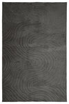 Tapis Lavable/Contemporain Somos 6'7\" x 9'0\" en Charbon