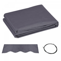 Outsunny Remplacement Dehousse D'auvent Exterieur En Tissu 11'x8'