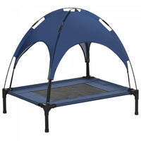 Pawhut Lit De Refroidissement Sureleve Portable Pour Chien Avec Auvent Pour Chiens De Petite Taille,