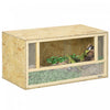 Terrarium pour reptiles de 128 litres, avec porte coulissante