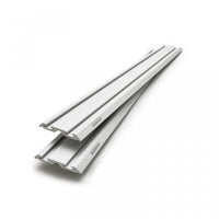 Canaux GearTrackMD de 4 pi de largeur (ensemble de 2) de Gladiator - gris clair