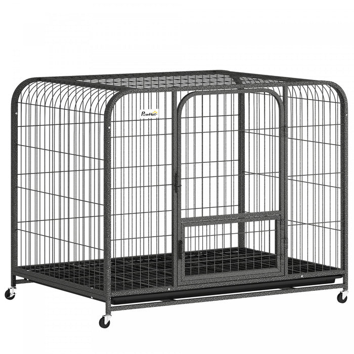 Cage pour Chien 109 cm, Grande Cage avec Roues