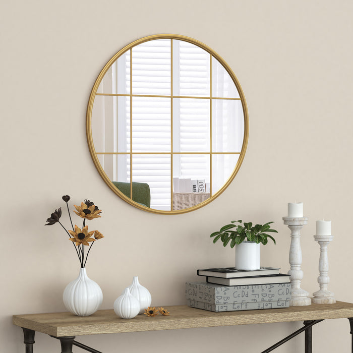 Miroir Secci de 28 po doré