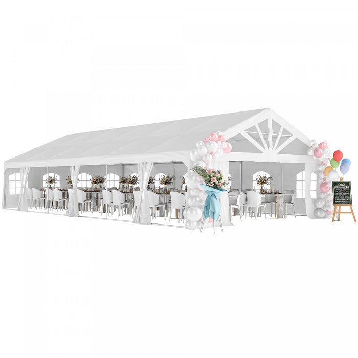 Outsunny Tente de fete robuste 20' x 40' avec 2 portes et 20 fenetres