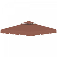 Outsunny Auvent De Rechange Pour Tonnelle 9.8' X 9.8', Couverture Superieure De Tonnelle Avec Toit D