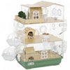 Grande Cage a Hamster Acrylique 3 Niveaux pour Hamster Nain