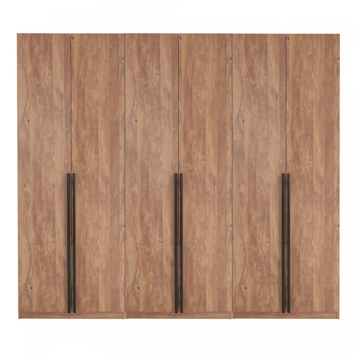 Armoire moderne Lee 32\" en brun dore - Ensemble de 3