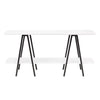 Console moderne contemporaine Celine 47\" en blanc