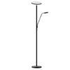 Lampe à pied Mother and Son de Dainolite avec fini noir sablé et ampoule à DEL