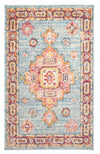 Tapis Traditionnel Lotus 5'0\" x 8'0\" en Bleu