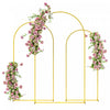 Outsunny Ensemble D'arches De Mariage Dorees De 7/6,5/6 Pieds
