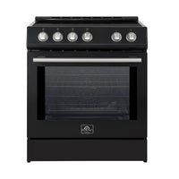  Cuisiniere a induction encastrable Leonardo Espresso de 30 po, noire – FFSIN0982-30BLK