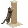 Arbre A Chat En Sisal De 32\" H Avec Boule Suspendu, Gris