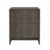 Table de nuit contemporaine Novara 56 cm en noyer Jacobean (2 tiroirs)
