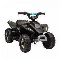 Qaba Quad, Vehicule Electrique Alimente Par Batterie 6 V, Quad A 4 Roues Avec Interrupteur Avant Et