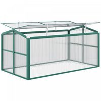 Outsunny Serre Avec Dessus Ouvrable, Jardiniere Surelevee Portable