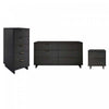 Ensemble de commode 3 pieces Granville Modern en gris charbon