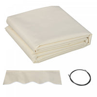 Outsunny Remplacement Dehousse D'auvent Exterieur En Tissu 11'x8'