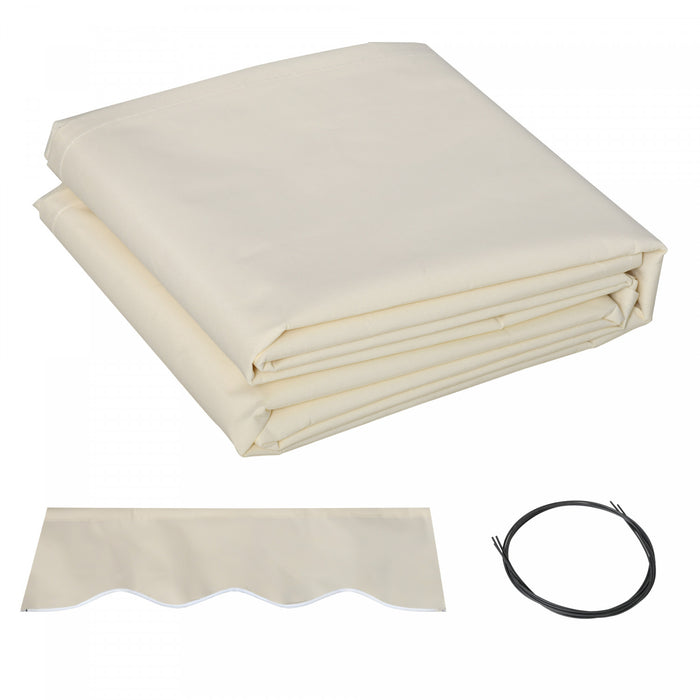 Outsunny Remplacement Dehousse D'auvent Exterieur En Tissu 11'x8'
