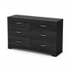 Step One Commode 6 Tiroirs - Chene Gris