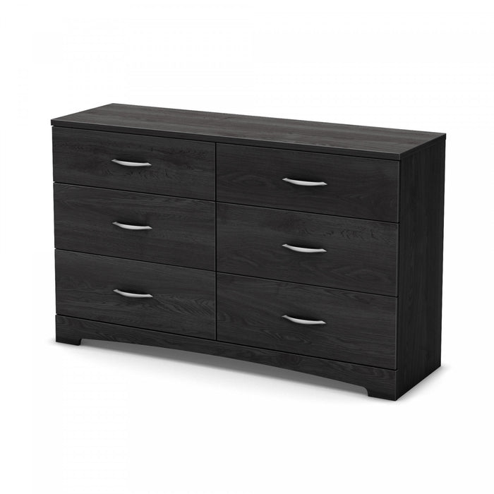 Step One Commode 6 Tiroirs - Chene Gris