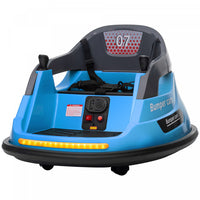 Aosom Auto-tamponneuse 12 V Pour Enfants, Voiture Electrique A Rotation A 360° Avec Telecommande, Ce
