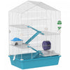 PawHut Grande cage pour hamster a 5 niveaux, habitat pour petits animaux