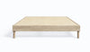 Cadre de très grand lit plateforme Smart Base Essential en métal - naturel