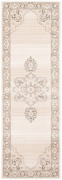 Carpette longue Myra ivoire - 2 pi 8 po x 8 pi 2 po